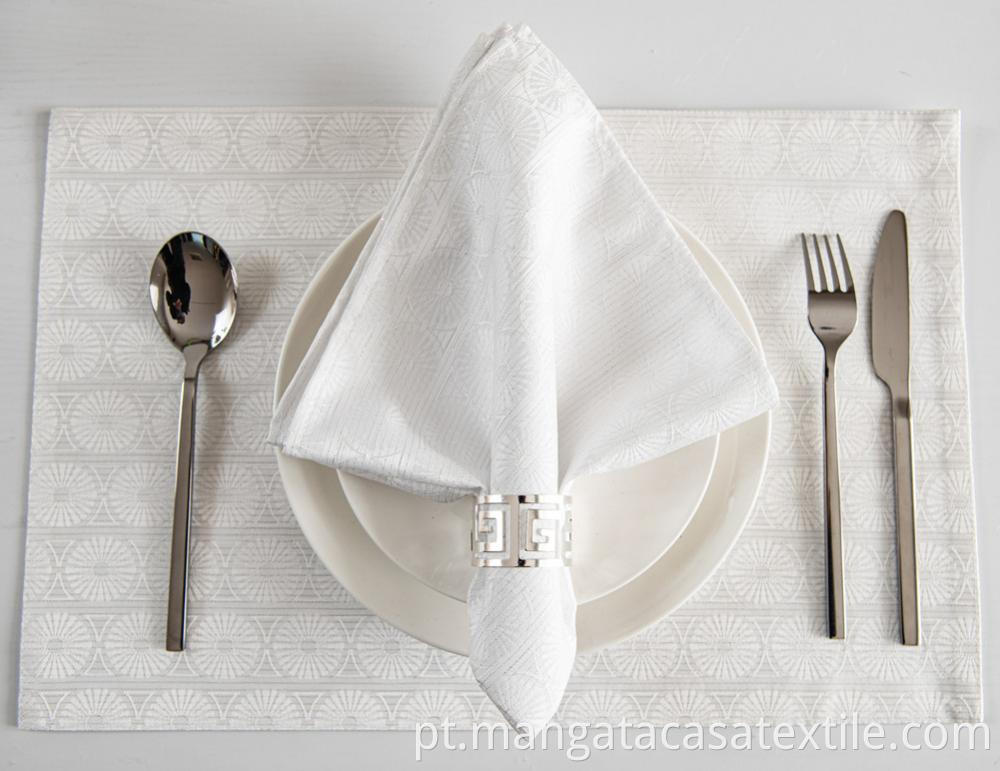 White Placemat For Dining Room Table